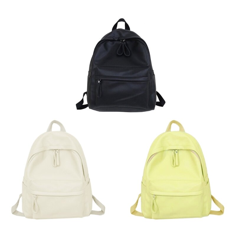 Новинка 2023 года, модный школьный рюкзак из искусственной кожи, рюкзак для ноутбука, школьная сумка для студентов, подростков,