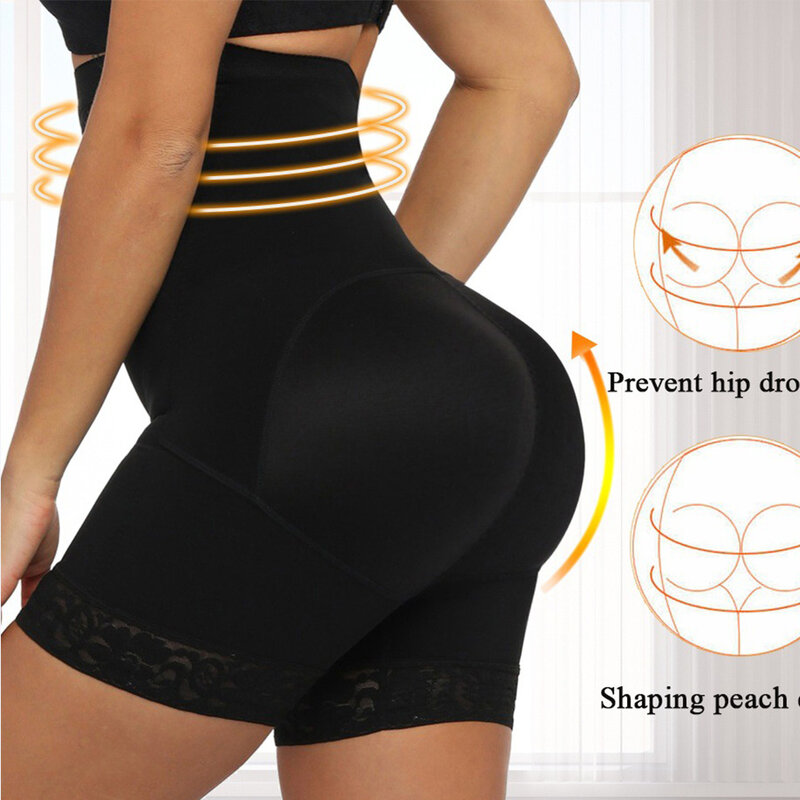 LMYLXL Breasted Lace Butt Lifter High Waist Trainer Body Shapewear Women Fajas Slimming Underwear with Tummy Control Panties
