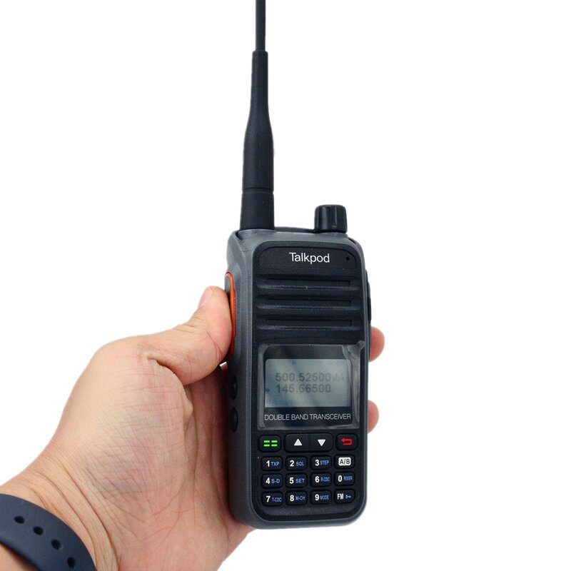 Talkpod-A36 Rádio em dois sentidos, 5W, VHF, UHF, BAND DUAL, Teclado DTMF, Porta USB C, HAM, Transistor FM, Interfone sem fio