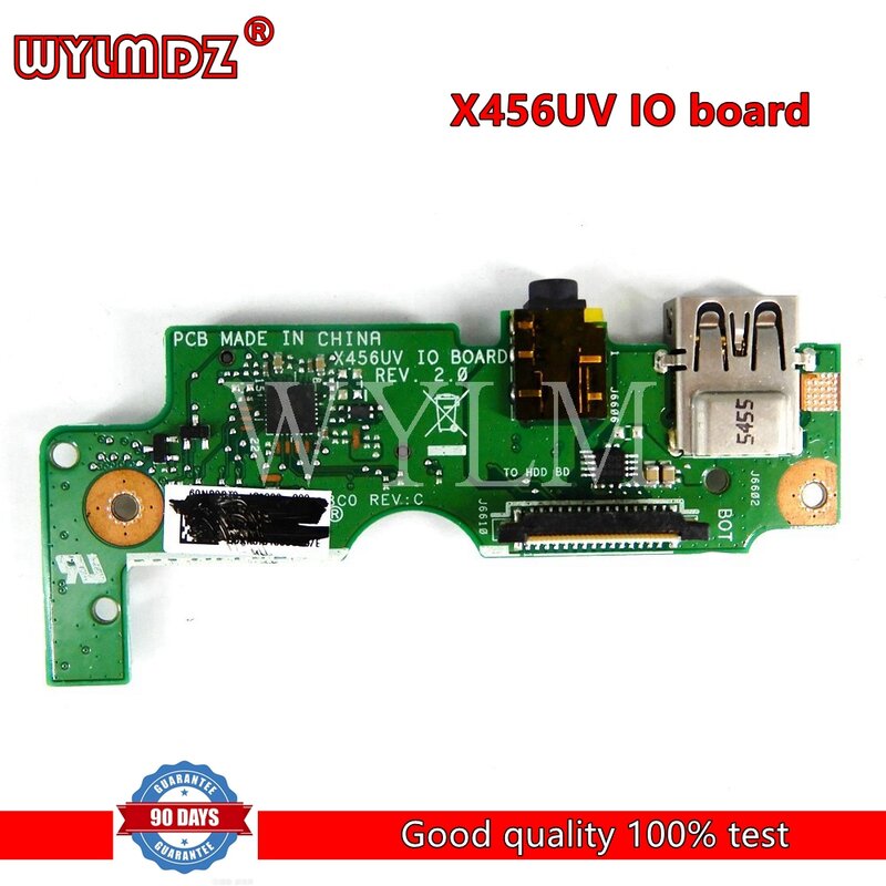 X456UV IO board REV 2,0 para Asus X456U X456UV K456U A456UV F456UV R456U, placa de AUDIO USB, bien probado