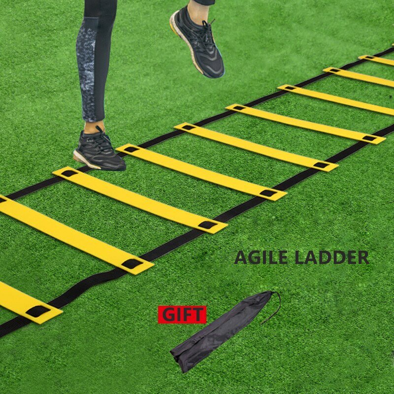 Sports Agility Ladder Football Adjustable Ladder Agility Training Ladder Jumping Fitness Body Coordination Warm-Up Training Tool