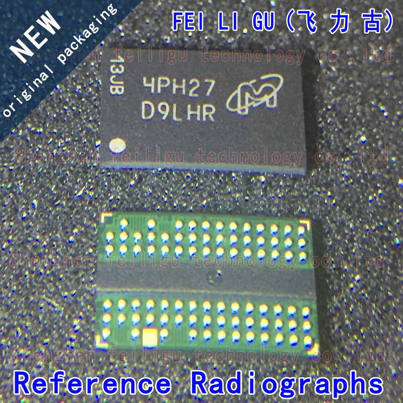 Piezas: H MT47H64M16HR, 100% nuevo, original, Impresión de pantalla: D9LHR, Paquete: FBGA84, MT47H64M16HR-3, Chip de 1Gb de memoria, 1 SDRAM-DDR2