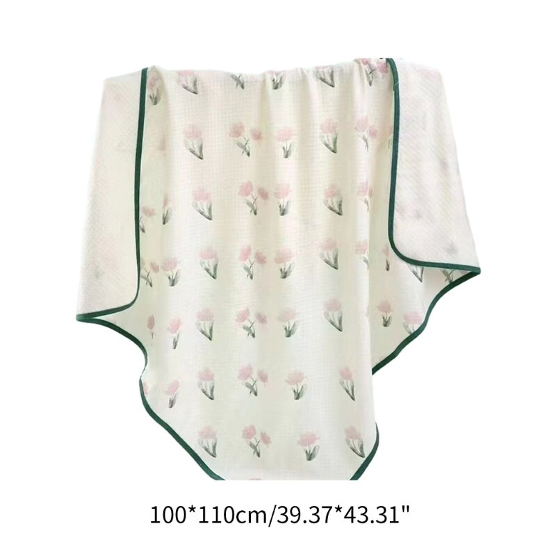 Cobertor macio para bebê SwaddleWraps Quilt Stroller Cobertores SwaddleBlankets para bebês