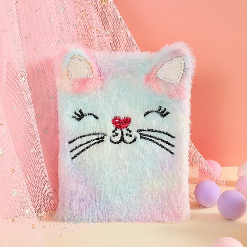 Journal Planners Note Book Daily Planner School Stationery Handbook Cat Plush Notebook Note Pad Diary Book Journal Book