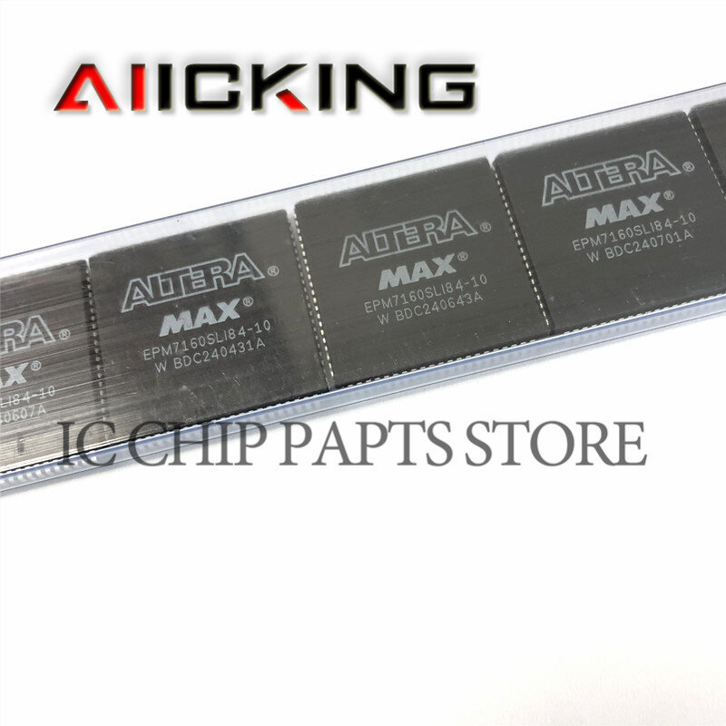 EPM7160SLI84-10 2 teile/lose, epm7160sli84 plcc84 cpld integrierter IC-Chip,100% Original auf Lager