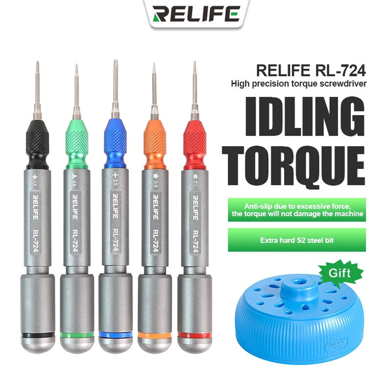 ReLIFE High Precision Torque Screwdriver, Desmontagem e Manutenção de Equipamentos Eletrônicos, Repair Tool, RL-724