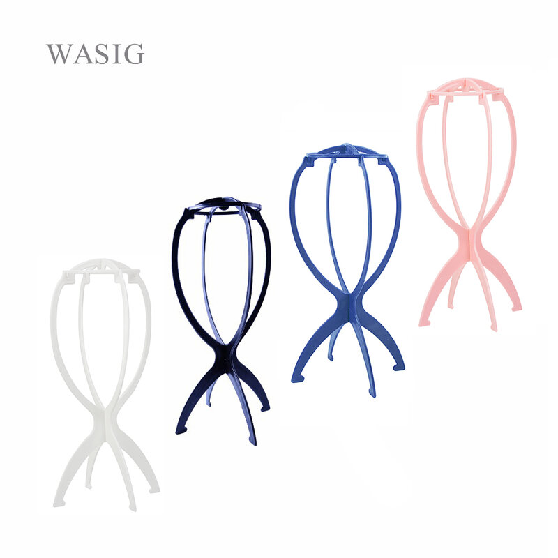 1PC Ajustable Wig Stands Plastic Hat Display Wig Head Holders 17x34Cm Mannequin Head/Stand Portable Folding Wig Stand