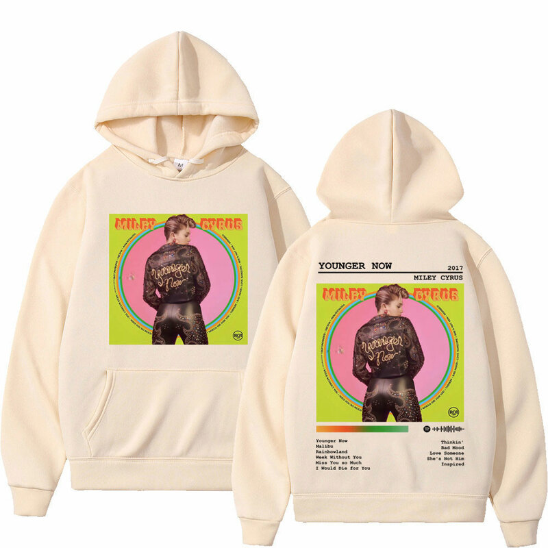 Singer Miley Cyrus Album Double Sided Print Hoodie Men Women Fashion Casual Sweatshirt Autumn Winter High Quality Fleece Hoodies