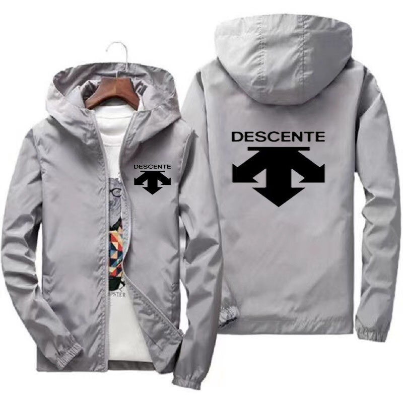 Jaqueta masculina с letras impressas de alpinism, casaco de chuva, primavera e outono, novo, 2024