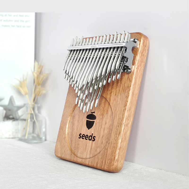 41 Keys Kalimba 3 Layer Complete chromatic scale F3 to F6 Seeds Okoume Solid Wood Professional Mbira Finger Piano For Kids Adult
