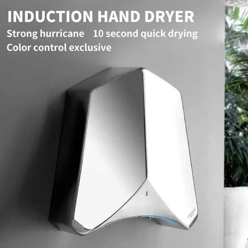 Pengering tangan Jet otomatis, Filter HEPA Sensor inframerah panas dan dingin induksi pengering tangan daya tinggi kamar mandi Hotel