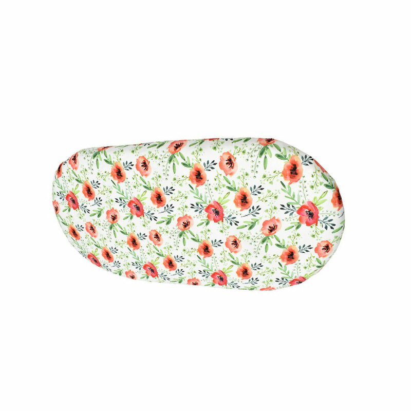 Эластичная люлька для новорожденных мальчиков и девочек, постельное белье с цветочным принтом
