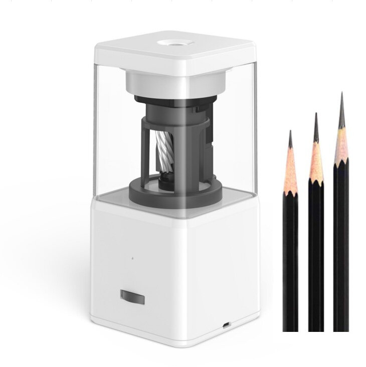 W pełni automatyczna elektryczna temperówka do ołówków, ołówek ucznia temperówka, automatyczna wielofunkcyjna temperówka