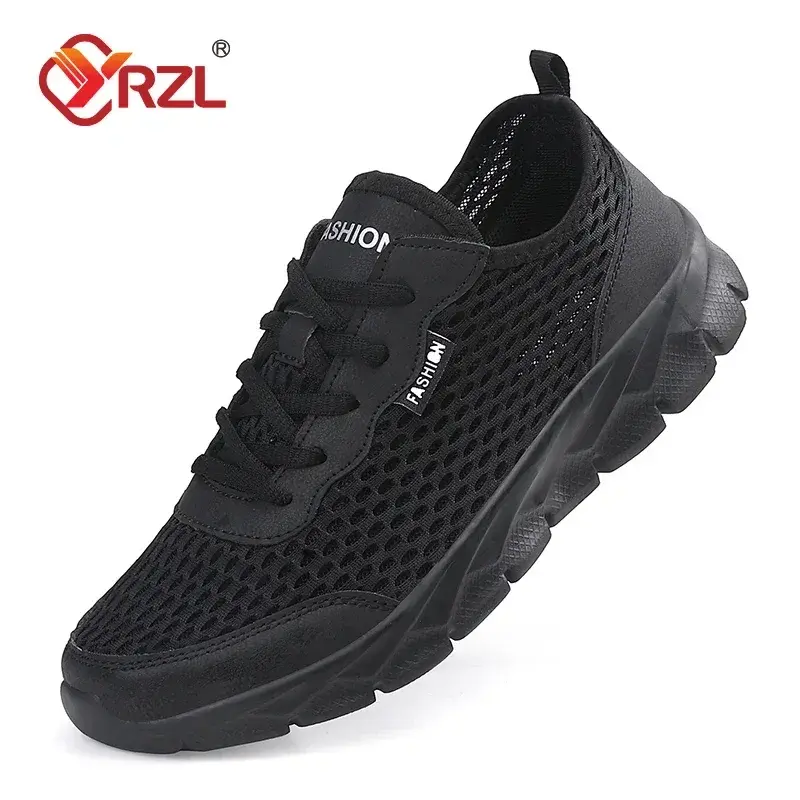 YRZL New Running Shoes for Men Breathable Sports Shoes Light Weight Fashion Summer Plus Size 38-48 Breathable Sneakers for Men