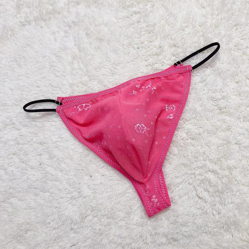 Panties Lingerie Underpant Men Underwear Men's Transparent Mesh G String Bikini Briefs Perfect for a Steamy Night In