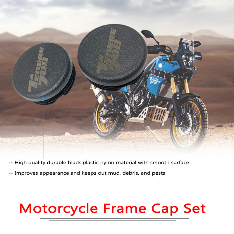 Conjunto de tampa de furo de motocicleta, plugue decorativo para Yamaha Tenere 700, XTZ 700, 2019, 2020, 2021