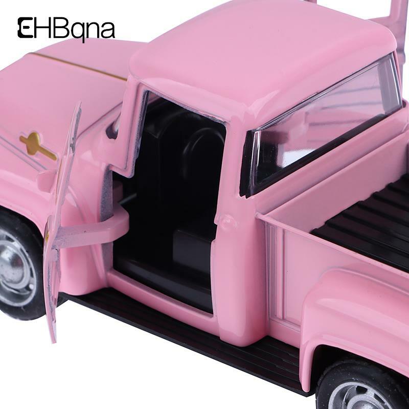 Coche Pickup clásico 1/32, modelo de simulación de aleación fundida, vehículo de juguete para niños, colección