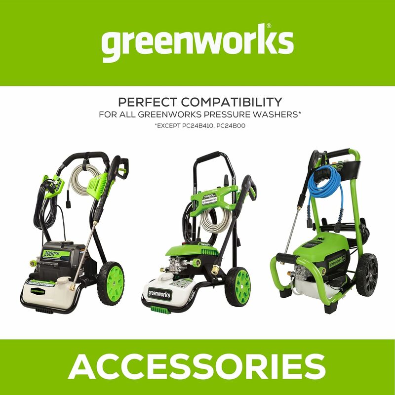 Greenworks 2000 PSI 1.2 GPM Pressure Washer (Open Frame GPW2003) GPW2003 & 12" (in.) Surface Cleaner Pressure Washer Attachment