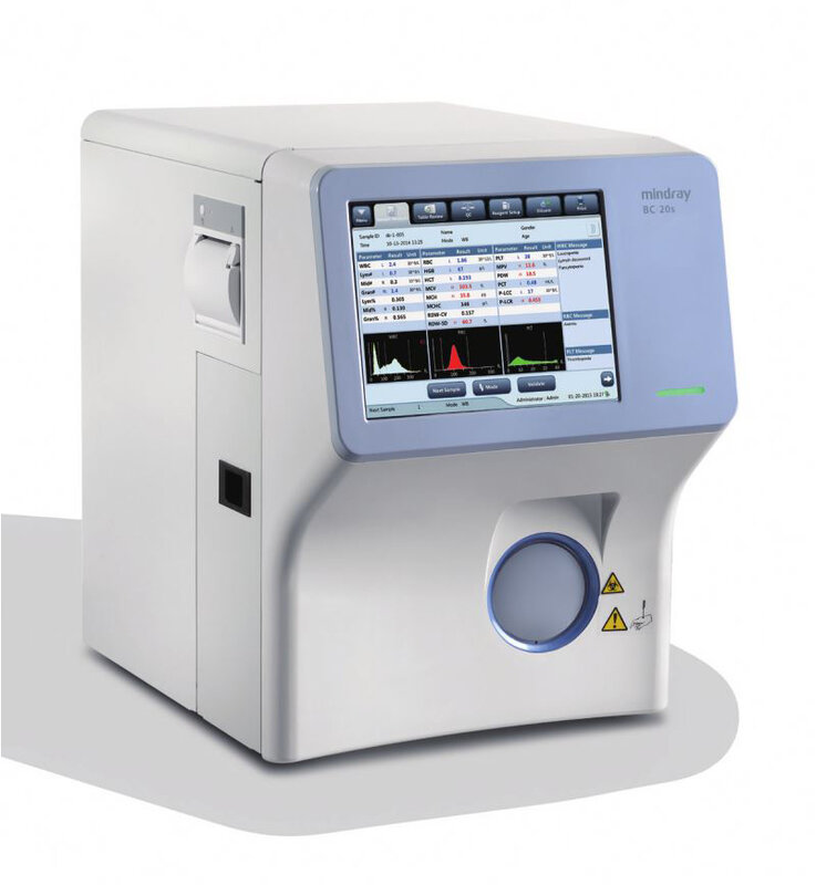 3-Diff Blood Analysis Equipment Hematology Analyzer Mindray BC-20s Clinical Analytical Instruments for Hospital