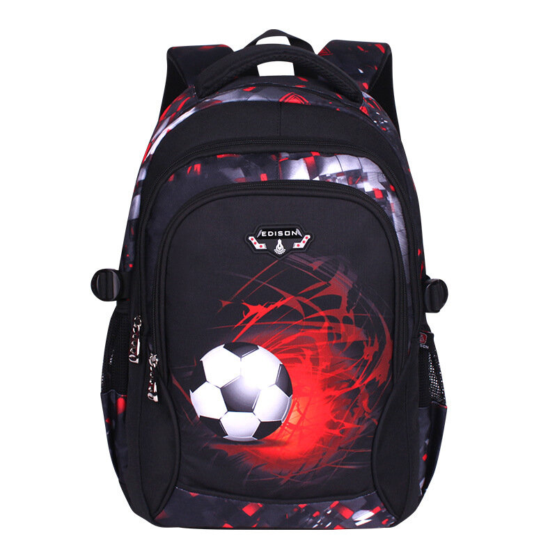 Школьный ранец с принтом футбольного мяча, детский рюкзак в стиле аниме, дорожная сумка для подростков