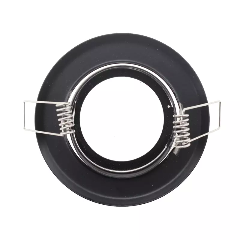 Ceiling Frame Single Ring Suit GU10/MR16 Recessed LED 10pcs Downlight Adjustable Down Lamp Holder Recessed Ceiling Spot