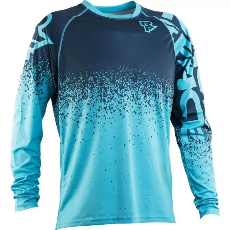 Camiseta de manga larga para hombre, jersey transpirable de secado rápido para ciclismo de montaña y carretera, profesional, Verano