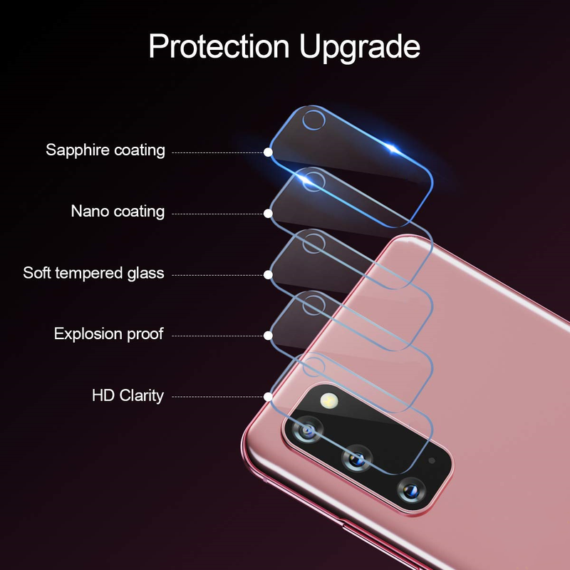 Protector de cristal templado para lente de cámara Samsung Galaxy S20, protectores de pantalla para edición de ventilador, película de vidrio para cámara Galaxy S20 Fe