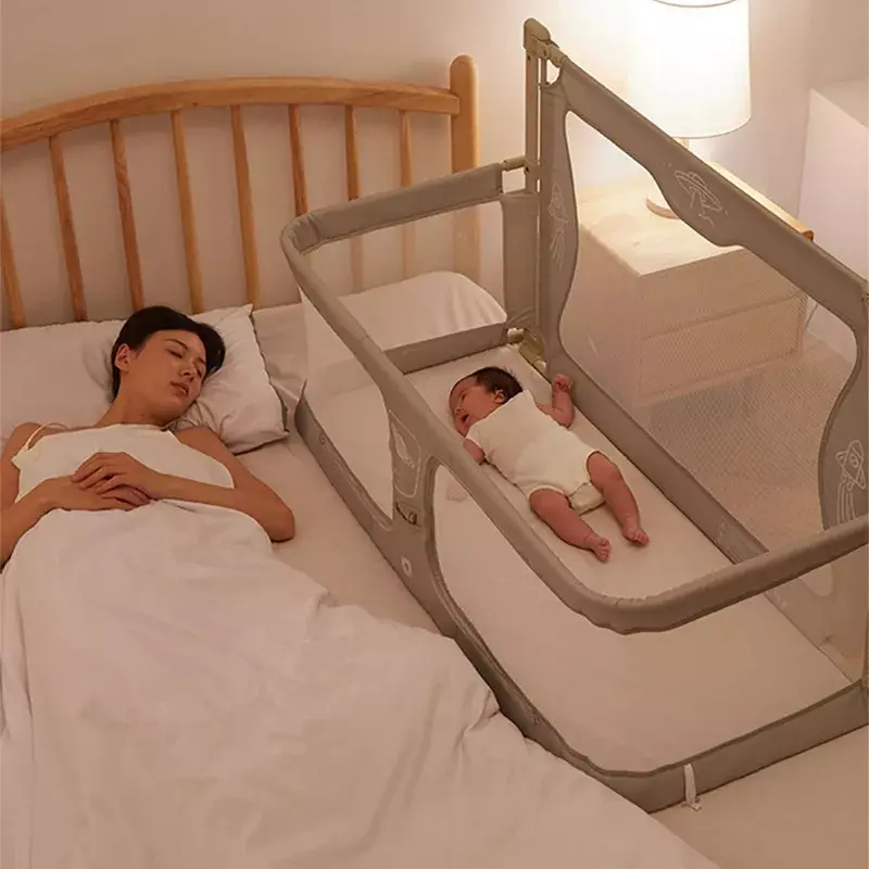 Baby Bed Guardrail Simple and Lightweight Easy To Install Bedside Bed Barrier Safety Rail Fence Cot Baby bed