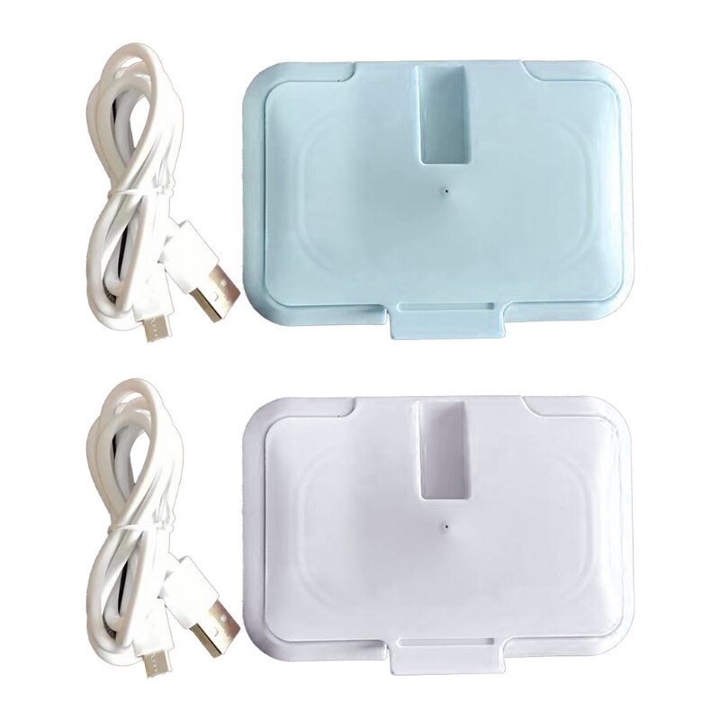 Newborn Wet Napkins Heating Box Cover USB Portable Baby Wipes  Wet Wipes Warmer Thermal Warm Wet Towel Dispenser