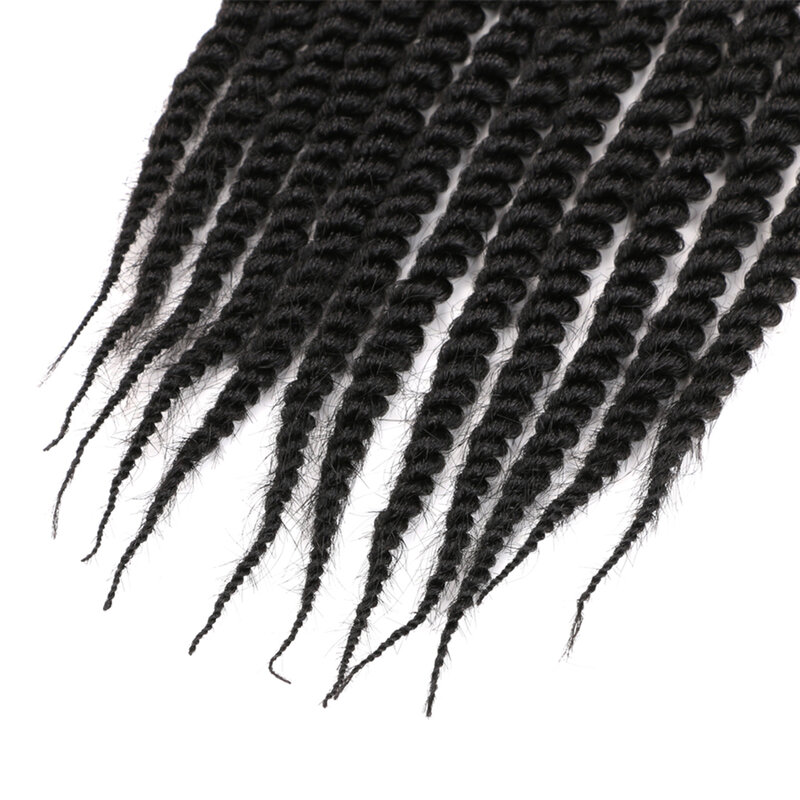 1 Pack 80g Senegalese Twist Crochet Hair Extensions Pre-Looped Crochet Hair Extensions Women's Synthetic 14 Inch Twist Hair Exte