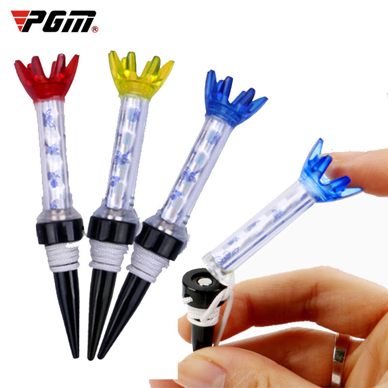 3PCS PGM Outdoor Sports Golf Magnet Tees Magnetic Tees Step Down Golf Tee with Anchor Keep Golf Ball Tee Holder QT002