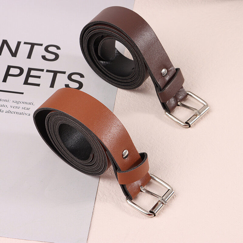 Cinturón de cuero con hebilla de Metal, cinturón decorativo para pantalones, accesorios de ropa, 100CM, 1 unidad