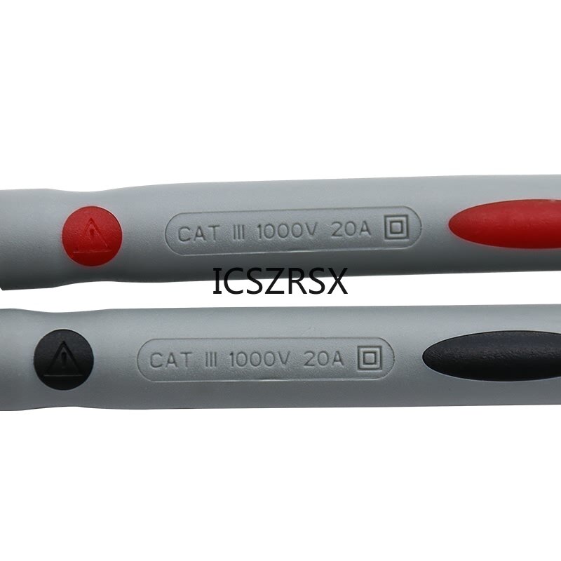 1 pasang uji pemeriksa Universal Lead Pin untuk Digital Multimeter ujung jarum Meter Multi Meter Tester Lead Probe kabel Pen 20A