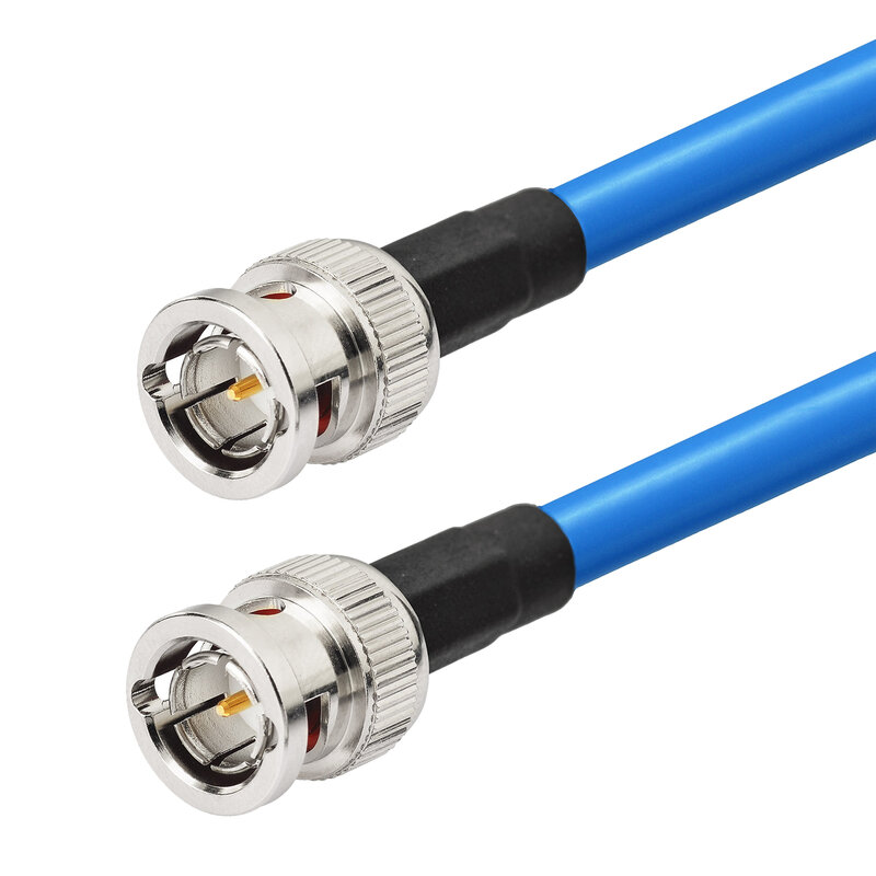 Superbat kabel SDI kabel BNC 3G/6G/12G (Belden 1694A),10FT/15 ftmendukung HD-SDI/3G-SDI/4K/8K, kabel Video presisi SDI