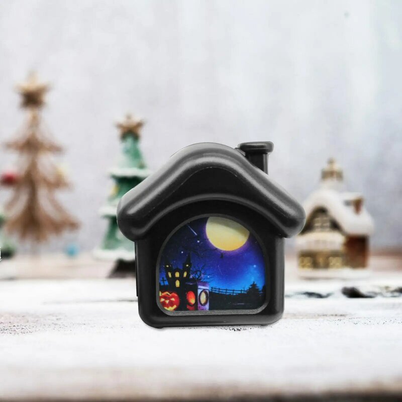 Bożonarodzeniowy zestaw do dekoracji dla lalek Model małego telewizora w kształcie kominka