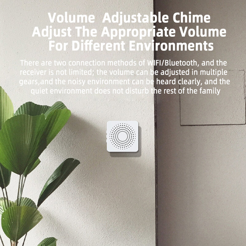 Bezprzewodowy dzwonek WiFi wodoodporny inteligentny domowy zdalny kamera do drzwi zestaw gongu Alarm bezpieczeństwa inteligentny dom powitalny melodie