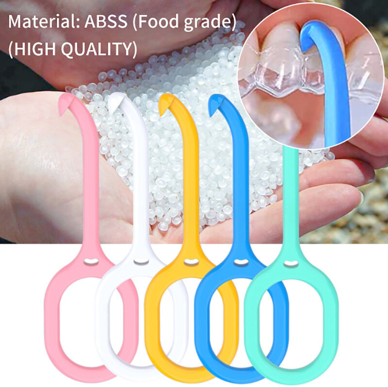 1PCS Orthodontic Aligner Removal Tool Braces Extractor Nice Invisible Removable Braces Clear Oral Care Remove Plastic Hook