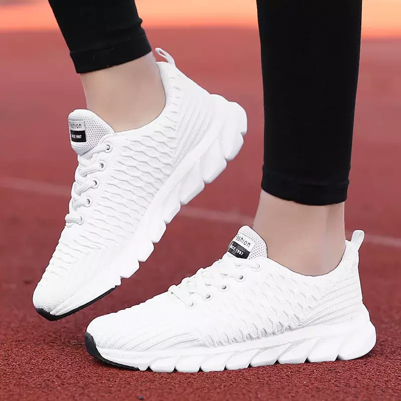 New Women Shoes Stretch Fabric Fashion Sneakers Woman Casual Shoes Tenis De Mujer Student Sports Shoes Ladies Spring Autumn
