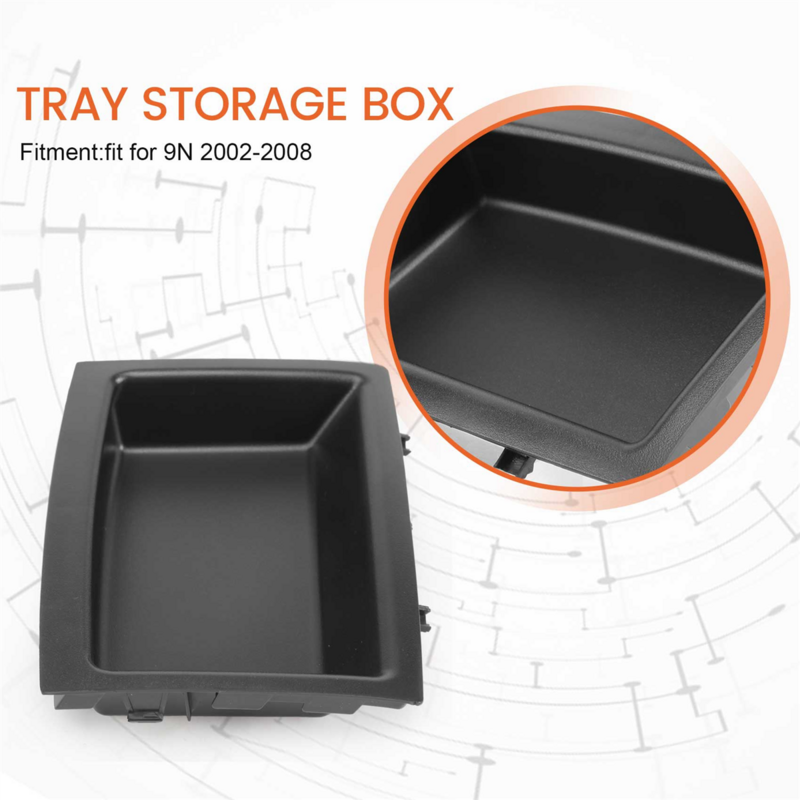 6Q0858719A Car Centre Console Tray Storage Box Compartment Shelf for- Polo 9N 2002-2008