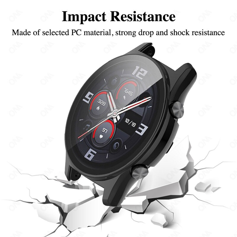 Pcハードスクリーンプロテクターhuawei社の名誉腕時計GS3 gs 3アンチスクラッチ保護カバー強化ガラスケースアクセサリー