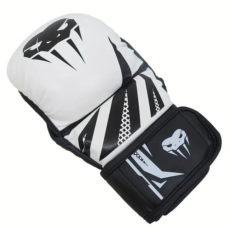 Профессиональные боевые боксерские перчатки с полпальца для смешанных боевых искусств