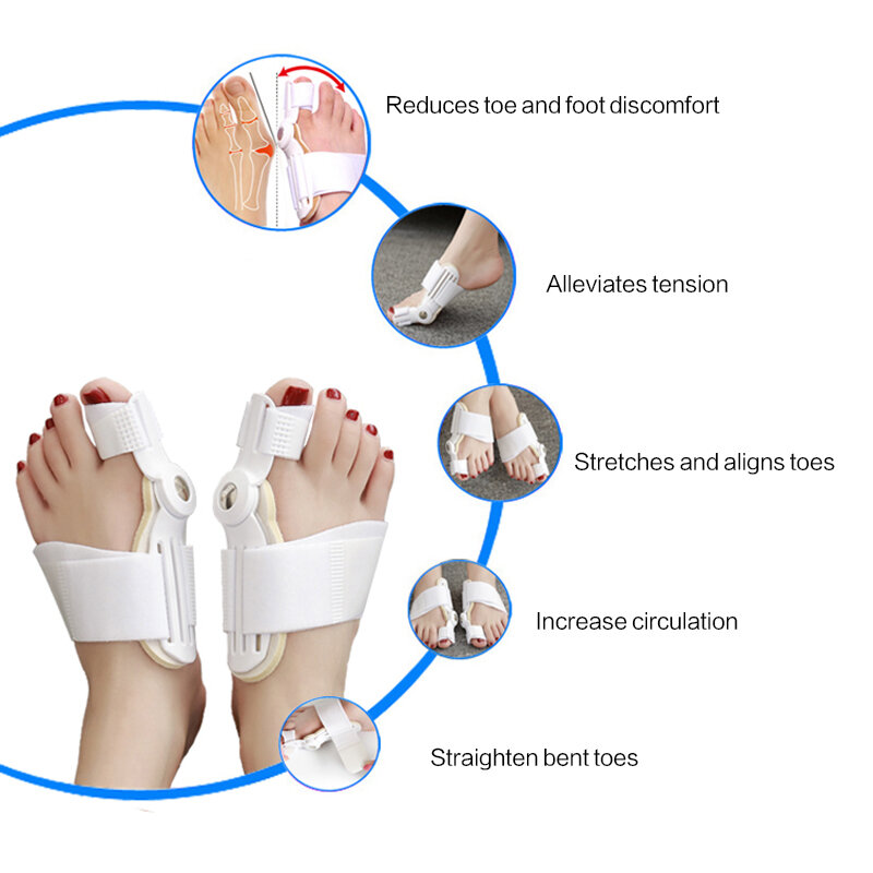 Big Toe Bunion Device Splint Straightener Hallux Valgus Pro Braces Toe Correction Foot Pain Relief Thumb Care Daily Orthotic 1pc