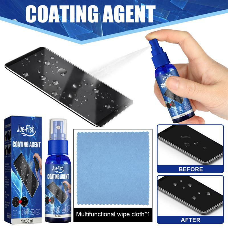 Screen Coating Agent Phone Screen Cleaner Scratch-resistant Fingerprint-resistant Glass Hydrophobic Oleophobic Coating Solution