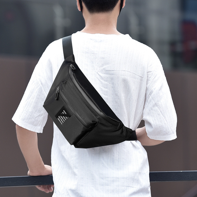 Chikage High Quality Single Shoulder Crossbody Bag New Men's Fashion Multi-functional Running Portable Bag Fashion Fanny Pack