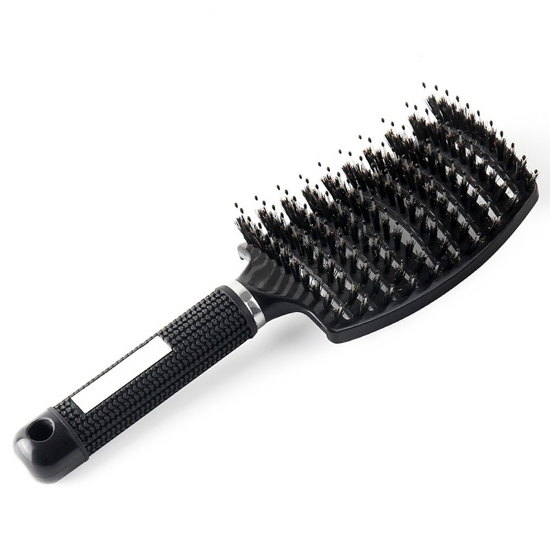 Boy Girl Curved Comb Bristle Massage Comb Curly Hair Styling Hairgrooming Comb Baby Adult Hair Brush Hairdressing Accessories