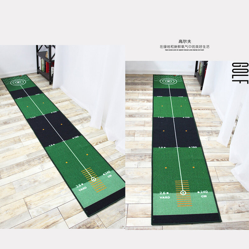 50x300cm Golf Putting Green Mat attrezzature per interni per Home Office Indoor Mini Golf Putting Training Mat pratica Mat Golf Indoor