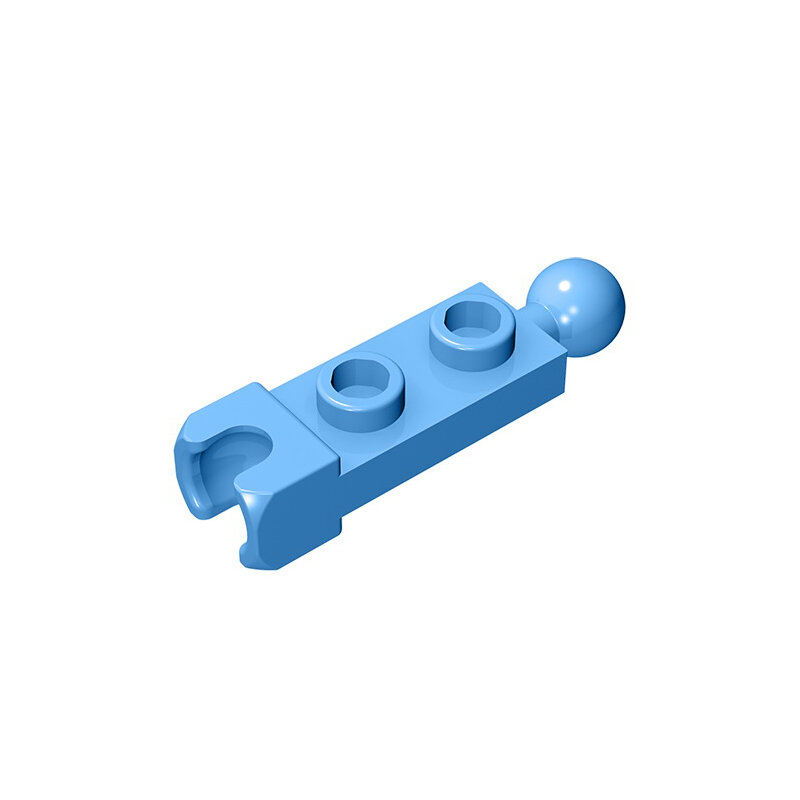 Pièces MOC plaque GDS-904, modifiée 1x2 avec boule de remorquage et petite douille sur les extrémités compatible avec lego14419