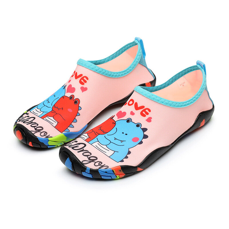 Scarpe da acqua ragazzi ragazze nuoto calze da immersione scarpe da ginnastica per bambini estate Aqua Beach sandali da casa al mare scarpe basse pantofole antiscivolo