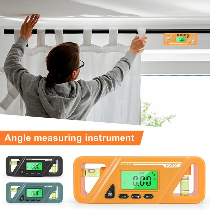 Inclinómetro transportador Digital 3 en 1, Pantalla LCD portátil magnética para el hogar, nivel Vertical y Horizontal, preciso, profesional