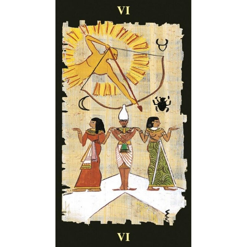 78 Pcs Egyptian Tarot Cards 10.3*6cm